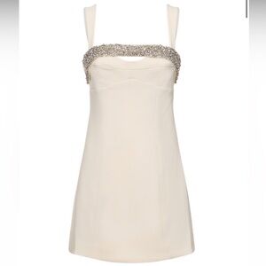 Simkhai NWT White Embellished Mini Dress